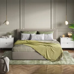 Nachttische Eliza Weiß 2er Set Vicco