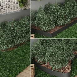 Rasenkante Anthrazit 100 x 18 cm 50 Meter Serina