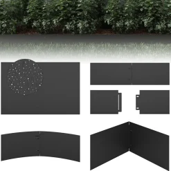 Rasenkante Anthrazit 100 x 14 cm 20 Meter Serina