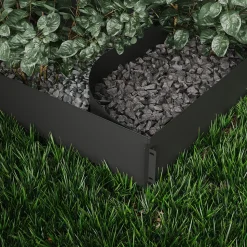 Rasenkante Anthrazit 100 x 18 cm 15 Meter Serina