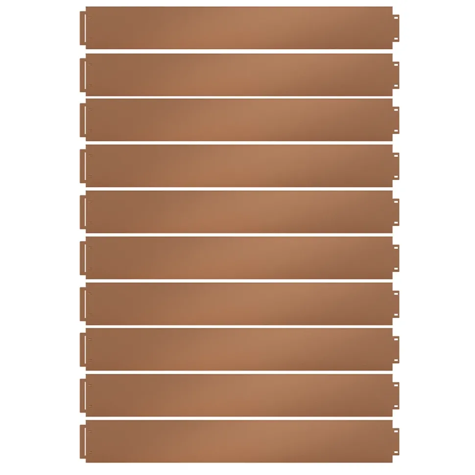 Rasenkante Braun 100 x 18 cm 10 meter Serina