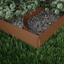 Rasenkante Braun 100 x 14 cm 40 Meter Serina