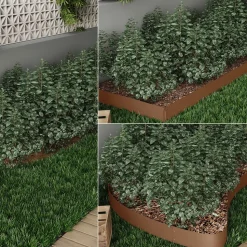 Rasenkante Braun 100 x 14 cm 40 Meter Serina