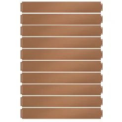 Rasenkante Braun 100 x 14 cm 10 Meter Serina