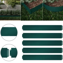 Rasenkante Grün 100 x 14 cm 5 Meter Serina