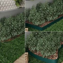 Rasenkante Grün 100 x 14 cm 25 Meter Serina