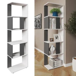 Raumteiler Anthrazit/Weiß 45 x 162.6 cm Vicco