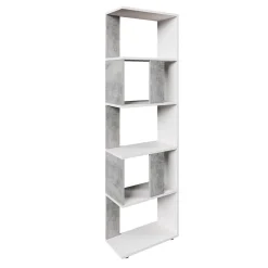 Raumteiler Beton/Weiß 45 x 162.6 cm Vicco