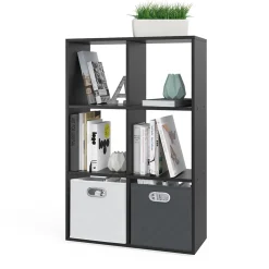 Raumteiler Schwarz 72 x 107.8 cm Vicco