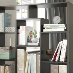 Raumteiler Schwarz 107.2 x 143 cm Vicco