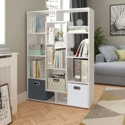 Raumteiler Weiß 107.2 x 143 cm Vicco