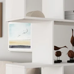 Raumteiler Aramis Weiß 106 x 161.5 cm 9 Fächer Vicco