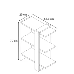 Raumteiler Basil Weiß 51.8 x 70 cm Vicco