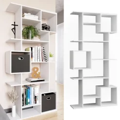 Raumteiler Cube Weiß 92 x 187.7 cm Vicco