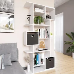 Raumteiler Cube Weiß 92 x 187.7 cm Vicco