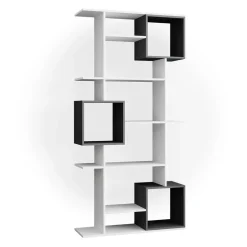 Raumteiler Cube Weiß/Anthrazit 92 x 187.7 cm Vicco