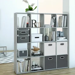 Raumteiler Karree Grau 138.5 x 142.5 cm Vicco