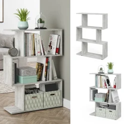 Raumteiler Levio Grau 70 x 97.4 cm Vicco