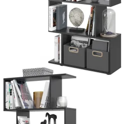 Raumteiler Levio Schwarz 70 x 192.2 cm Vicco