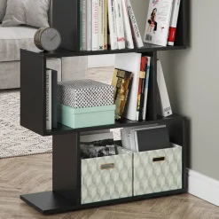 Raumteiler Levio Schwarz 70 x 97.4 cm Vicco