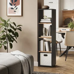 Raumteiler Ludus Anthrazit/Goldkraft Eiche 36.8 x 144.9 cm Vicco