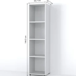 Raumteiler Ludus Weiß 142.5 x 36.2 cm Vicco