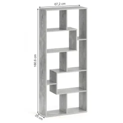 Raumteiler Noa Grau 160.6 x 67.2 cm Vicco