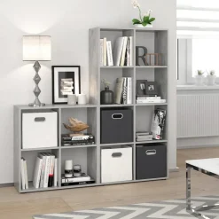 Raumteiler Scutum Beton 143 x 72 cm Vicco