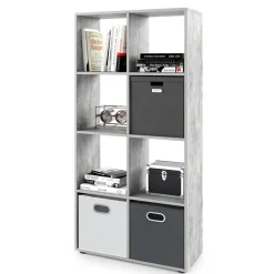 Raumteiler Scutum Beton 143 x 72 cm Vicco