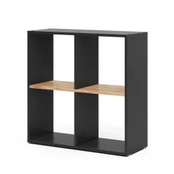 Raumteiler Tetra Anthrazit/Goldkraft Eiche 72 x 72.6 cm Vicco