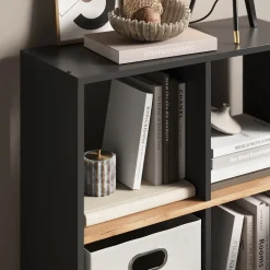 Raumteiler Tetra Anthrazit/Goldkraft Eiche 72 x 72.6 cm Vicco