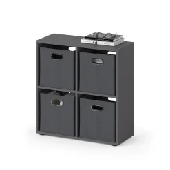 Raumteiler Tetra Grau 72.6 x 72 cm Vicco