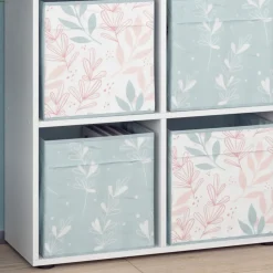 Raumteiler Tetra Weiß 72.6 x 72 cm mit 4 Faltboxen opt.1 Vicco