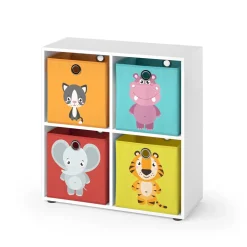 Raumteiler Tetra Weiß 72.6 x 72 cm Vicco