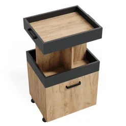 Rollcontainer Goldkraft Eiche 50 x 88.6 cm Vicco