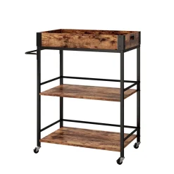 Rollcontainer Fyrk Eiche rustikal 65 x 84.5 cm Vicco