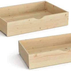 Rollschublade Everest Braun 97.7 x 55.6 cm 2er Set Vitalispa