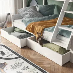 Rollschublade Everest Weiß 97.7 x 55.6 cm 2er Set Vitalispa