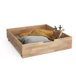 Rollschublade Teddy Naturholz 92 x 89 cm Vitalispa