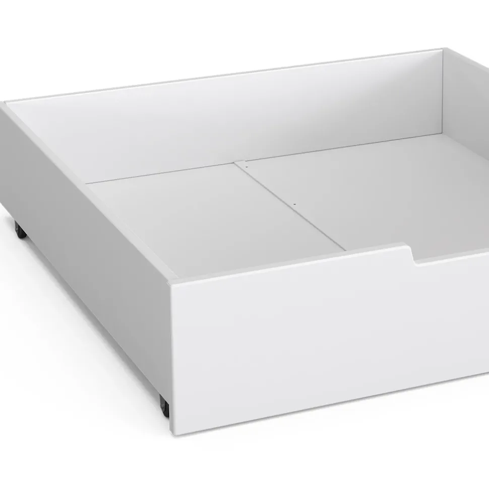 Rollschublade Teddy Weiß 92 x 89 cm Vitalispa