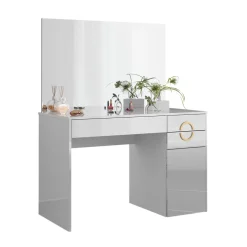 Schminktisch Adela Weiß 115 cm mit Spiegel Vicco