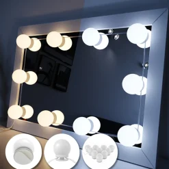 Schminktischbeleuchtung Weiß 400 cm Vicco