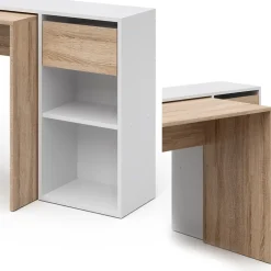 Schreibtisch Ben Weiß/Sonoma 145 x 46.4 cm Vicco