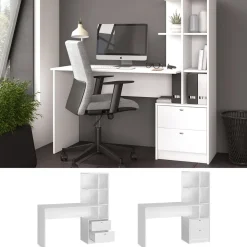 Schreibtisch Denton Weiß 136 x 55 cm Vicco