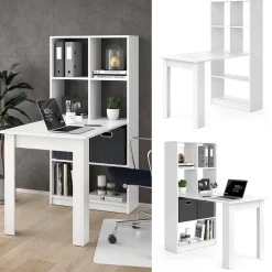 Schreibtisch Gael Weiß 70 x 122 cm Vicco