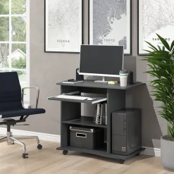 Schreibtisch Harm Anthrazit 80 x 50 cm Vicco