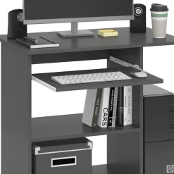 Schreibtisch Harm Anthrazit 80 x 50 cm Vicco