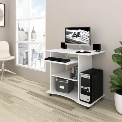 Schreibtisch Harm Weiß 80 x 50 cm Vicco