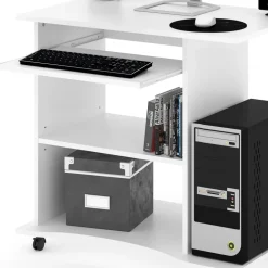 Schreibtisch Harm Weiß 80 x 50 cm Vicco