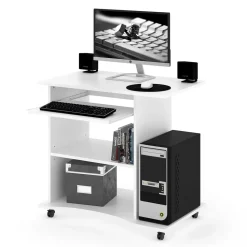 Schreibtisch Harm Weiß 80 x 50 cm Vicco